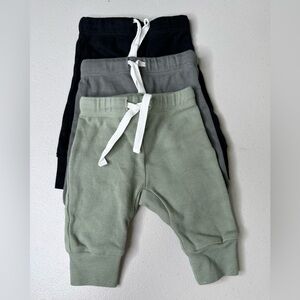 HONESBORN LOT OF 3 INFANT NEWBORN JOGGERS